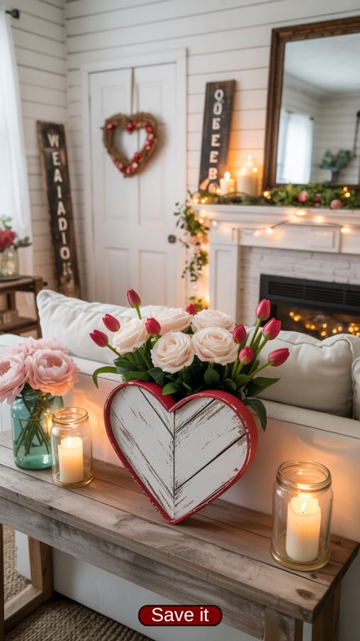 Rustic Farmhouse Valentine Decor Ideas for Cozy and Authentic Celebration