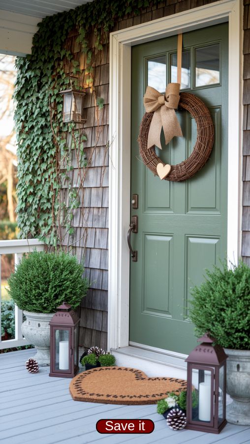 Rustic Valentine Wreaths for Farmhouse Charm