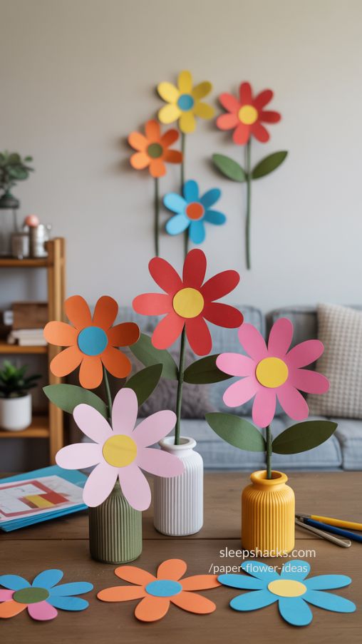 Stunning Basic Paper Flower Designs for DIY Home Decor