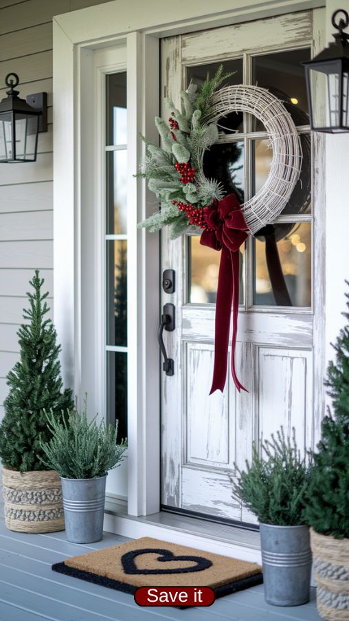The Best Valentine Door Decorations for a Cozy Winter Look