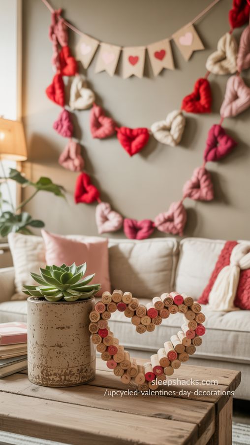 Upcycled Valentine’s Day Decorations for a Cozy and Sustainable Home