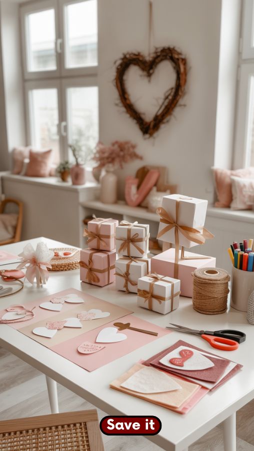 Valentines Day Crafts & Cute Gift Ideas Home Decor Setup (1)