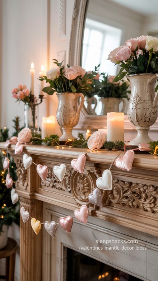valentines-mantle-decor-ideas