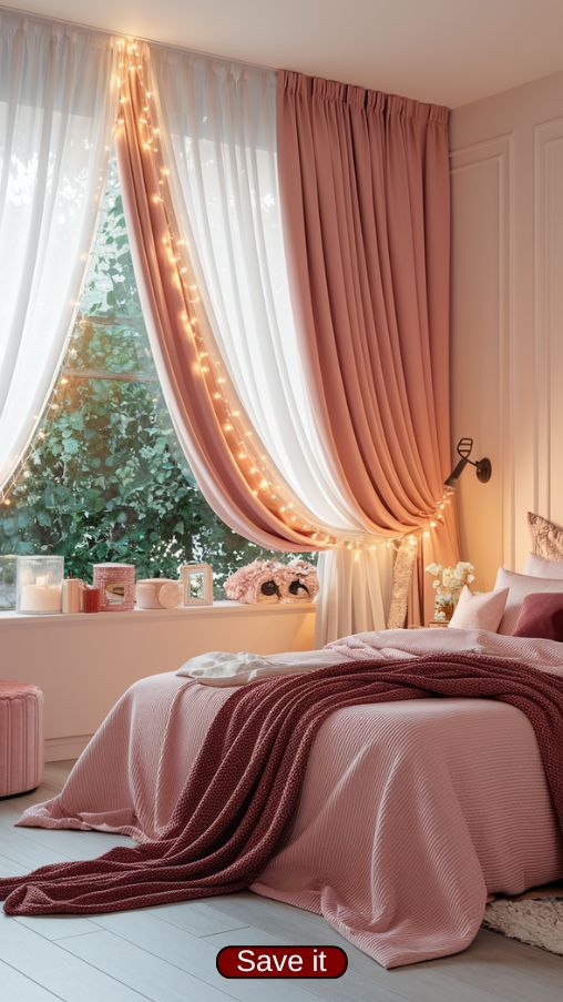 Valentines Room Decor Ideas Romantic Window Treatments