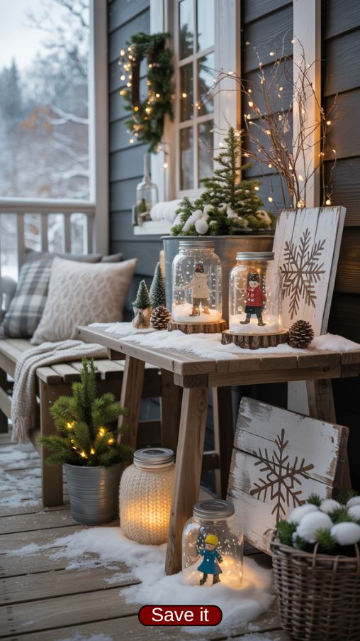 Winter Porch Decor Ideas with DIY Seasonal Projects