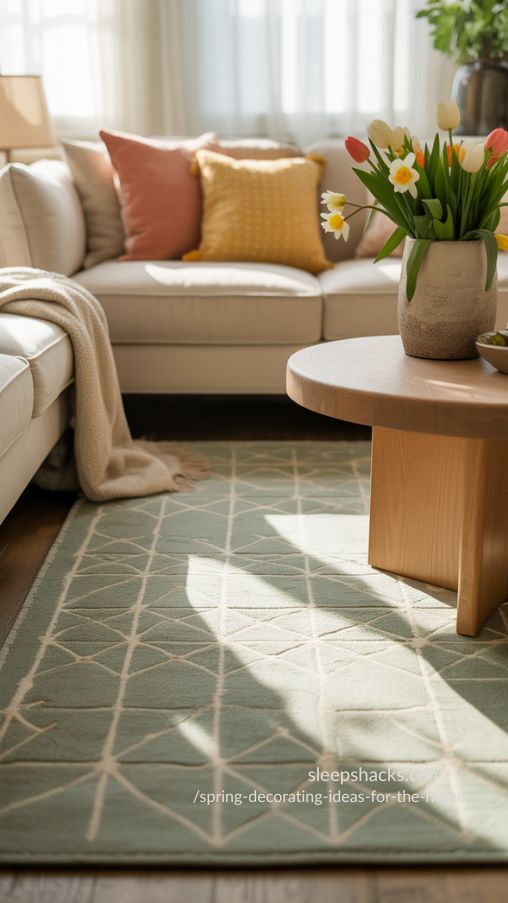 Affordable Rugs to Ground the Space – Cozy Spring Decorating Ideas