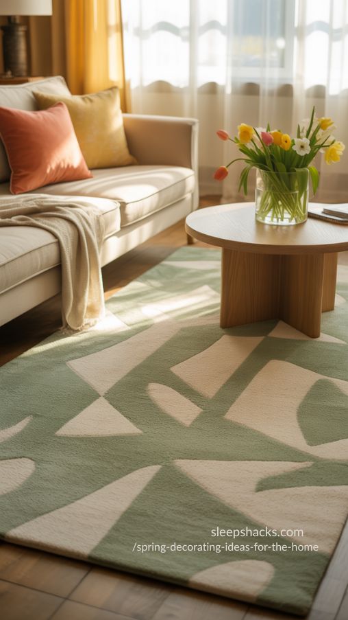 Affordable Rugs to Ground the Space – Cozy Spring Decorating Ideas