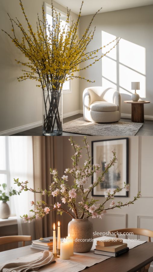 Blooming Branches for Drama – Effortless Spring Centerpieces