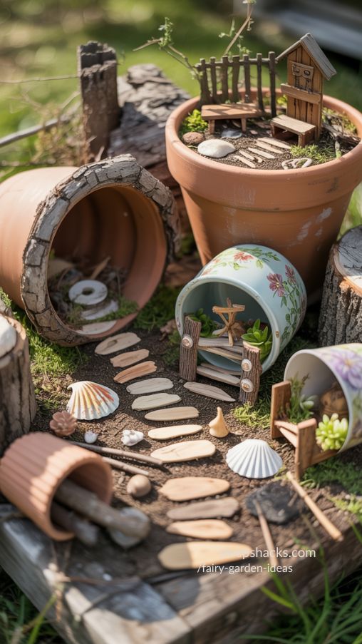 Budget-Friendly Fairy Garden Ideas Using Thrifted and DIY Decor