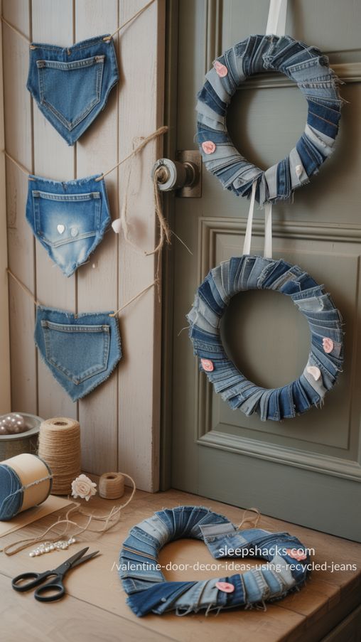 Budget-Friendly Tips for Recycled Denim Valentine Decor – DIY Ideas