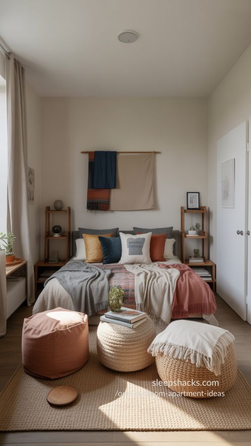 Cozy Textiles and Accessories for One Bedroom Apartments – Warm and Stylish Ideas