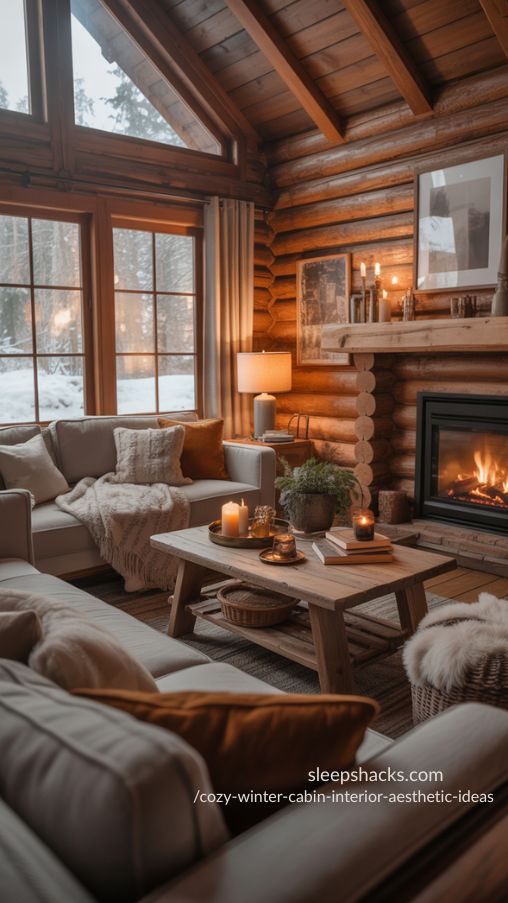 cozy-winter-cabin-interior-aesthetic-ideas