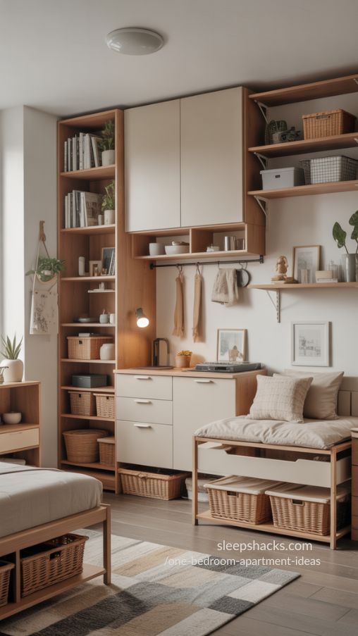 Creative Storage Solutions for One Bedroom Apartments – Maximize Space in Style