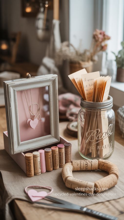 Creative Upcycled Valentine Gifts with Handmade Keepsakes and Recycled Decor