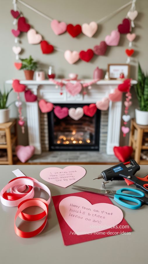 DIY Heart-Shaped Valentine’s Day Decorations