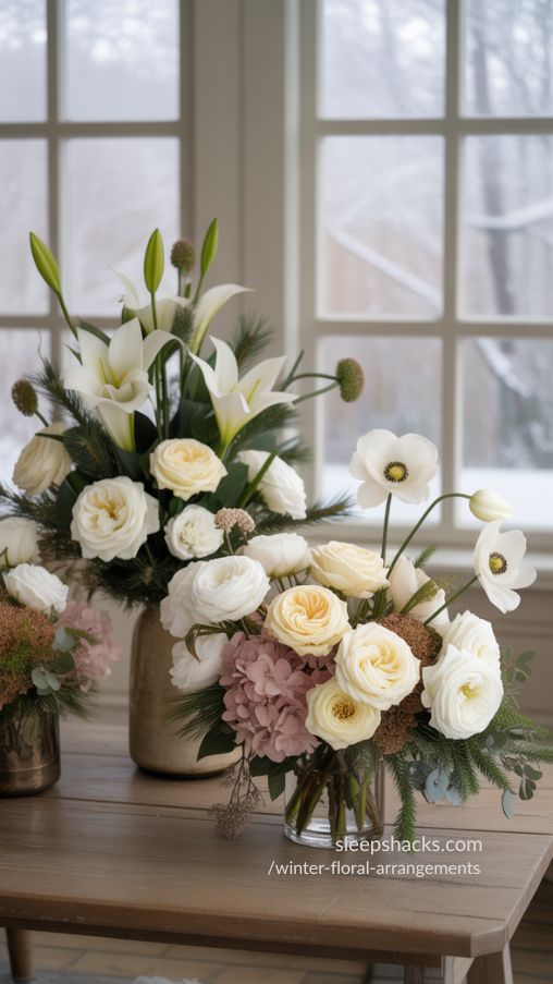 Designer-Inspired Winter Floral Arrangements for Elegant Homes