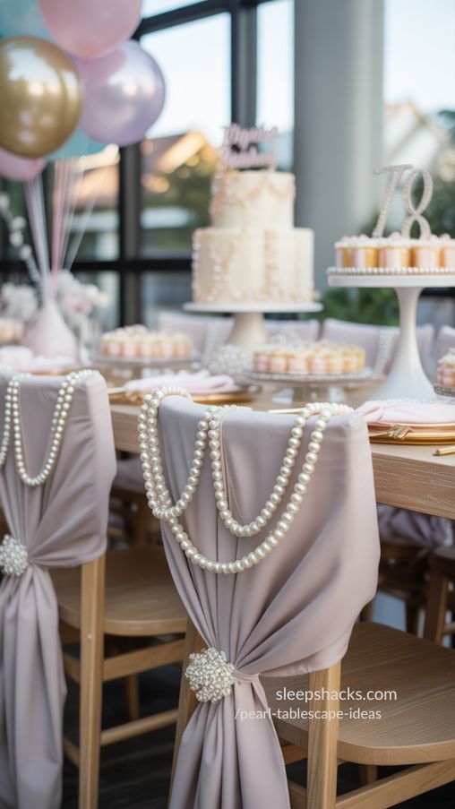 Elegant Pearl Tablescape Ideas for Stylish Birthday Celebrations
