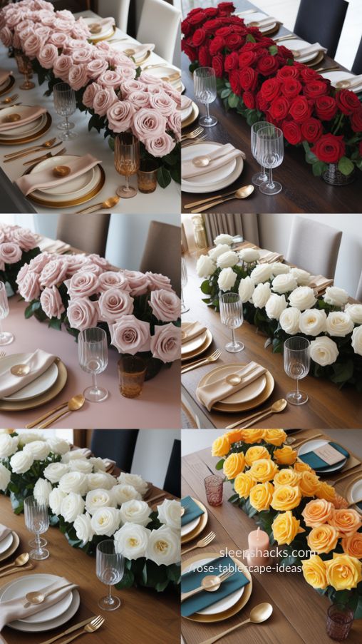 Elegant Rose Tablescape Color Pairings for Perfect Coordination