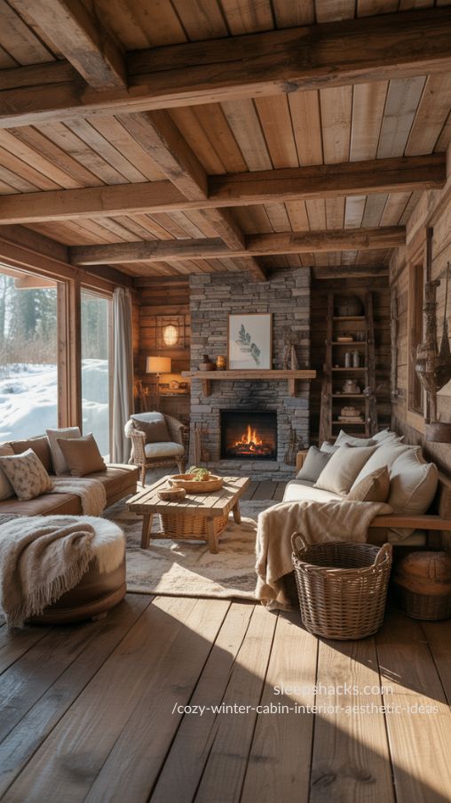 Embrace Natural Materials for a Cozy Cabin Feel