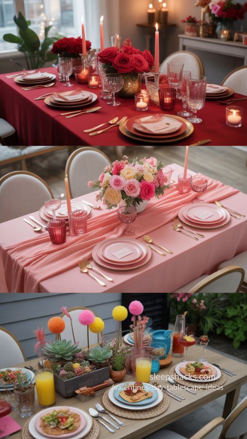 Fun and Creative Valentine’s Day Tablescape Themes for Every Style