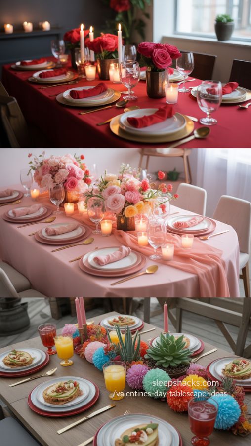 Fun and Creative Valentine’s Day Tablescape Themes for Every Style