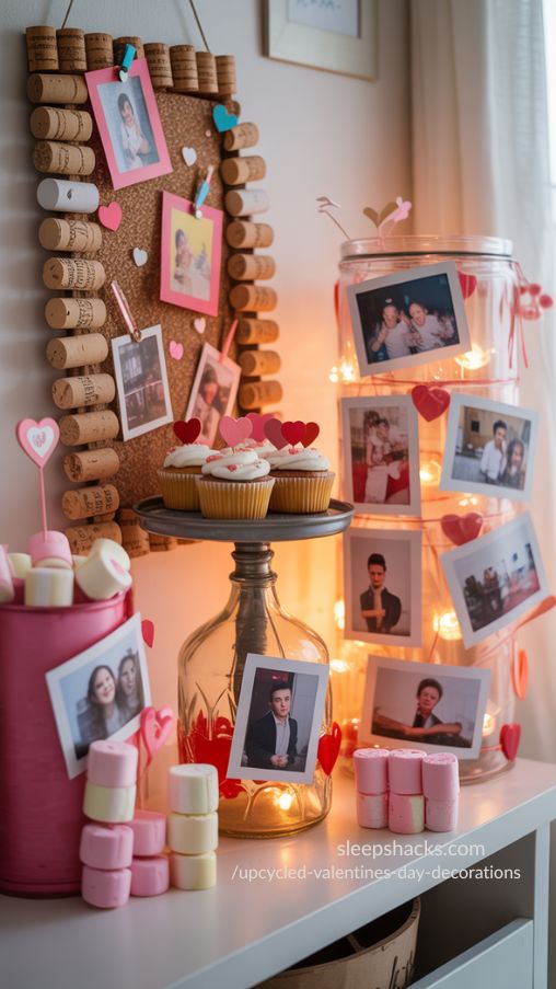 Fun and Quirky Upcycled Valentine Decorations with Creative Handmade Accents