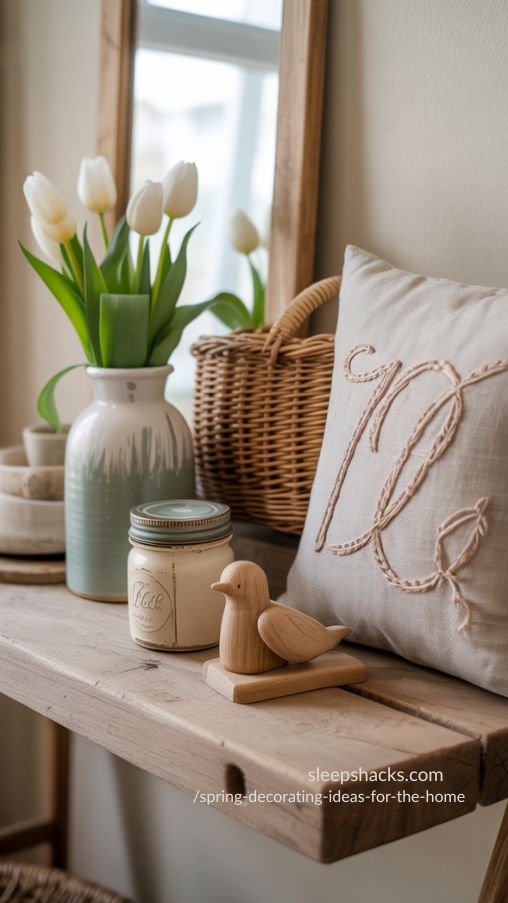 Handmade Accents for Heartfelt Spring Decor