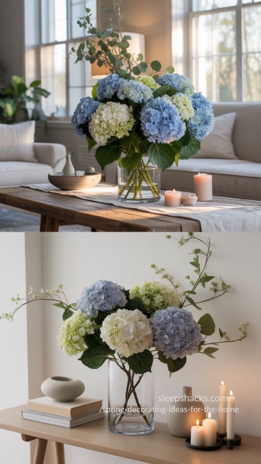 Hydrangeas for Timeless Elegance – Lush and Elegant Spring Decor
