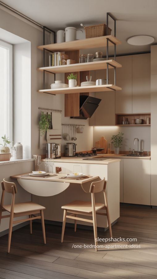 Kitchen and Dining Solutions for One Bedroom Apartments – Functional and Stylish Small Space Ideas