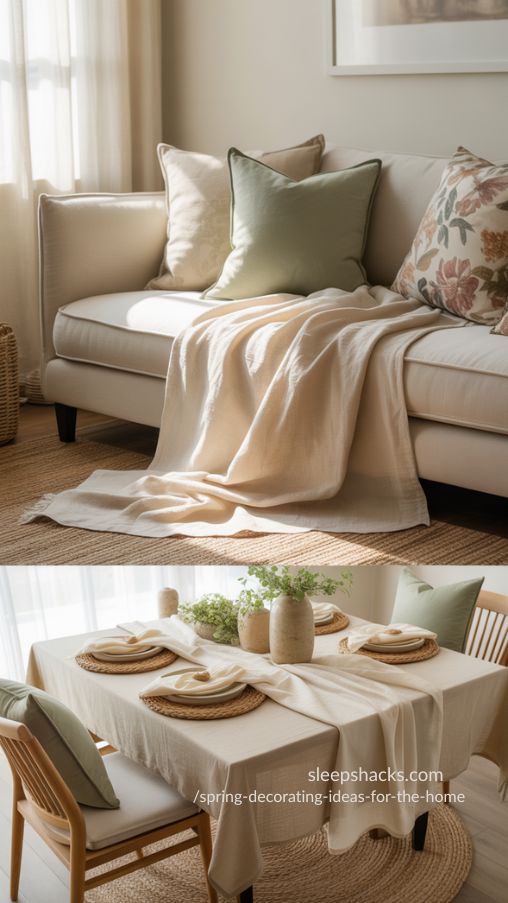 Layered Textiles for Comfort and Style – Fresh Spring Home Decor