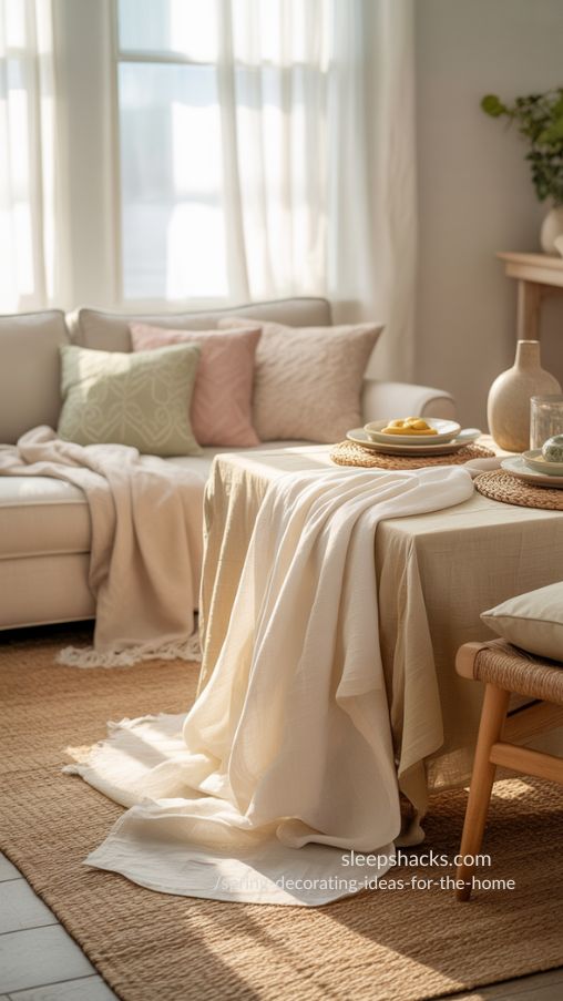 Layered Textiles for Comfort and Style – Fresh Spring Home Decor
