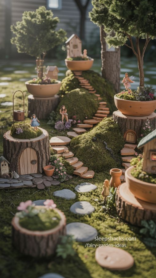 Magical Outdoor Fairy Garden Ideas for Enchanting Home and Garden Decor