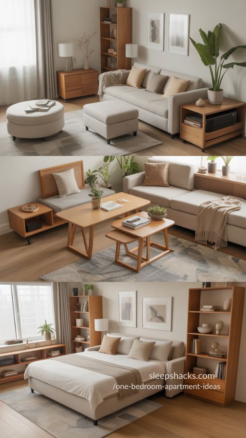 Multi-Functional Furniture Ideas for One Bedroom Apartments – Stylish and Space-Saving Design