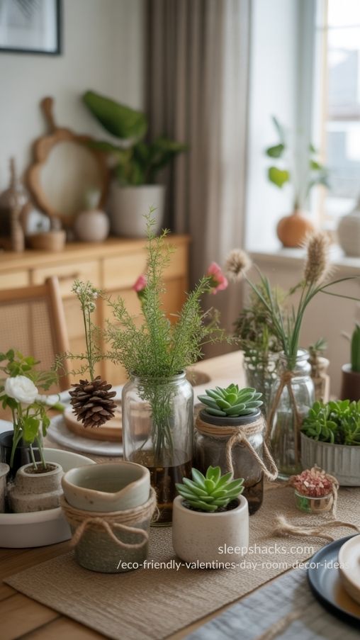 Nature-Inspired Accents and Decor for Valentines Day