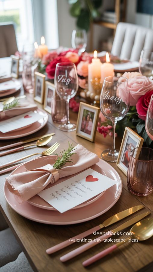 Personalized Valentine’s Day Tablescape Ideas with Thoughtful Details