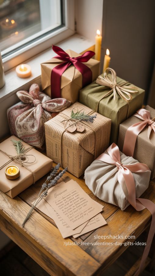 Plastic-Free Gift Wrapping for Valentine’s Day – Creative & Sustainable