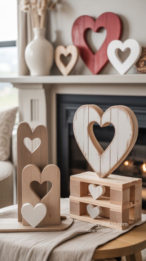 Popular Styles of Wooden Valentine Decorations for Every Home