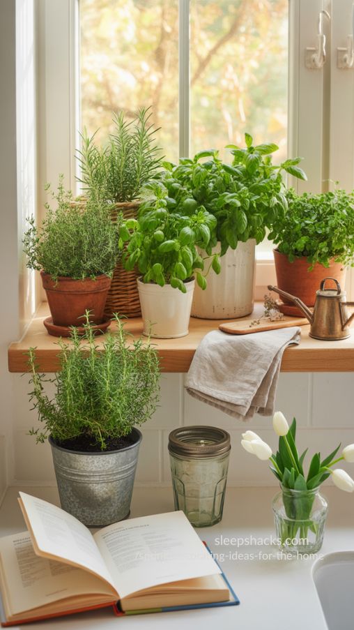 Potted Herbs Indoors for Scent and Style – Fresh Spring Kitchen Decor