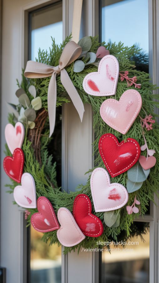 Repurposed Valentine Wreath Ideas for Sustainable Home Decor