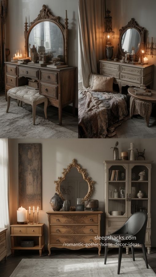 Romantic Gothic Home Decor Ideas – Elegant Furniture & Cozy Gothic Interiors