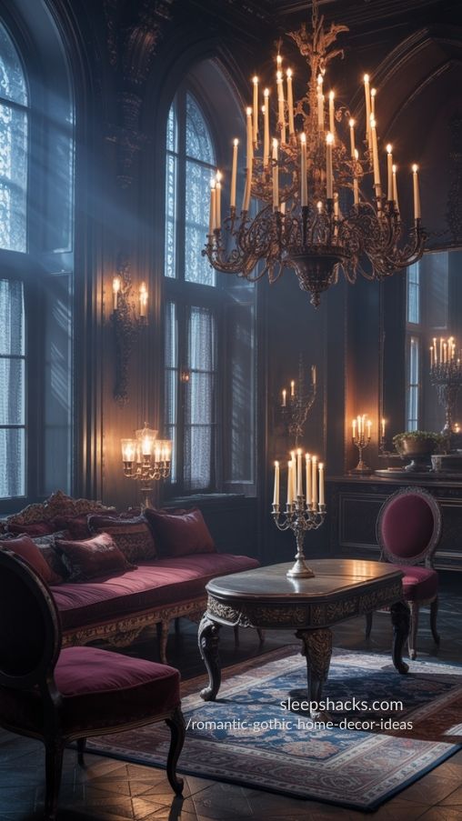 Romantic Gothic Lighting Ideas – Create Cozy & Dramatic Gothic Ambiance