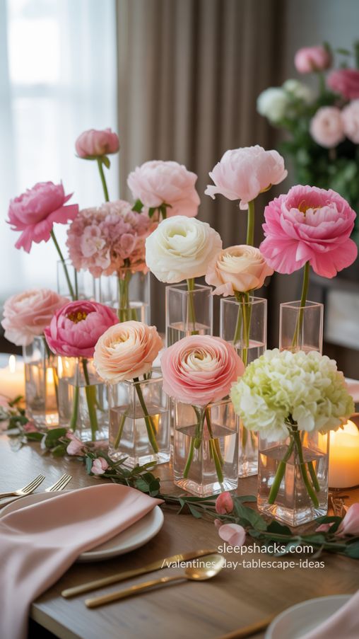 Romantic Valentine’s Day Flower Arrangements for a Stunning Tablescape