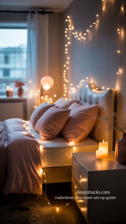 Romantic Valentine’s Day Lighting Ideas for a Cozy Bedroom Setup