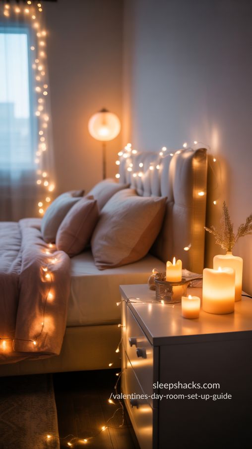 Romantic Valentine’s Day Lighting Ideas for a Cozy Bedroom Setup