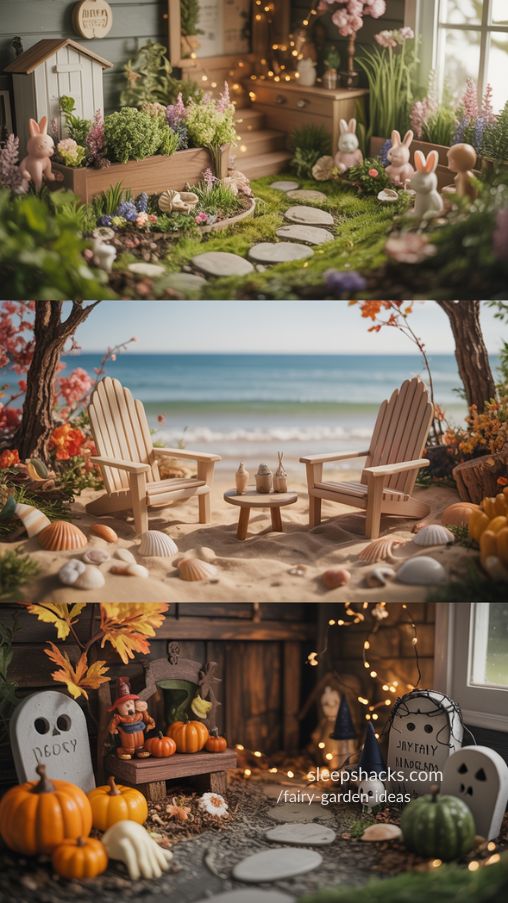 Seasonal Fairy Garden Ideas to Refresh Your Home Decor All Year