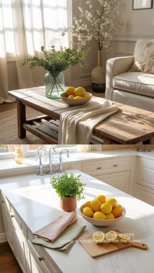 Spring Decorating Ideas for the Home – Fresh Lemon Accents