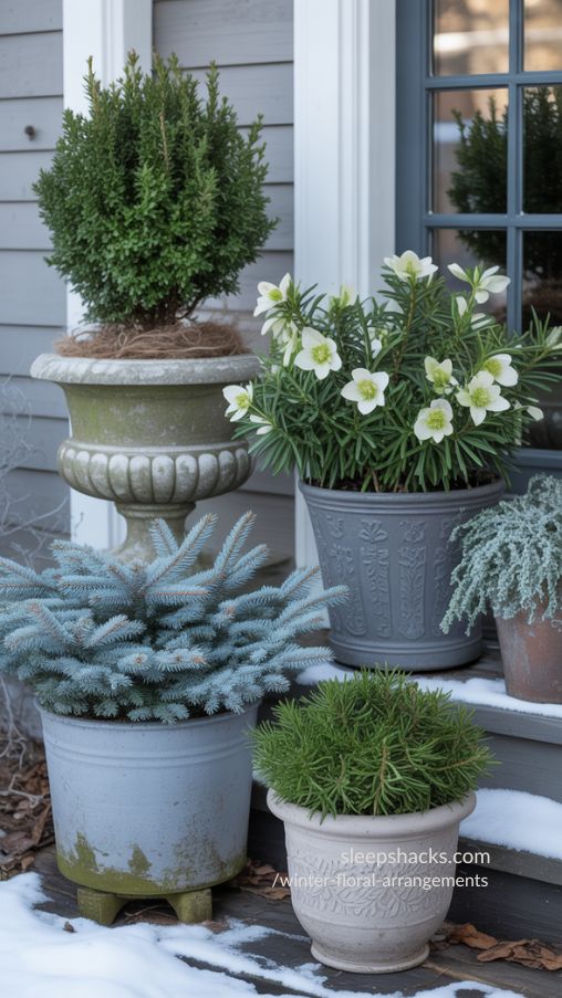 Using Potted Plants for Winter Arrangements: Tips & Inspiration