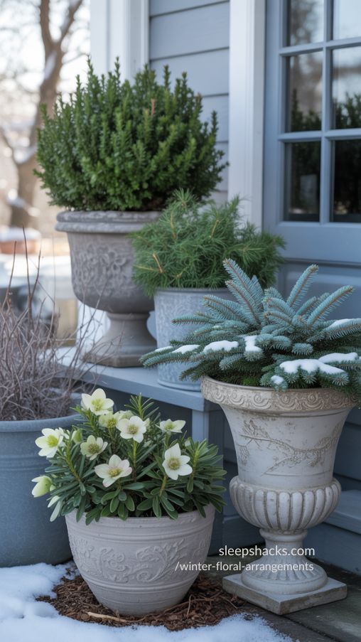Using Potted Plants for Winter Arrangements: Tips & Inspiration