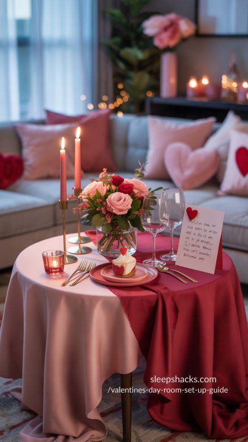 Valentine’s Day Romantic Dining & Tablescape Setup Ideas