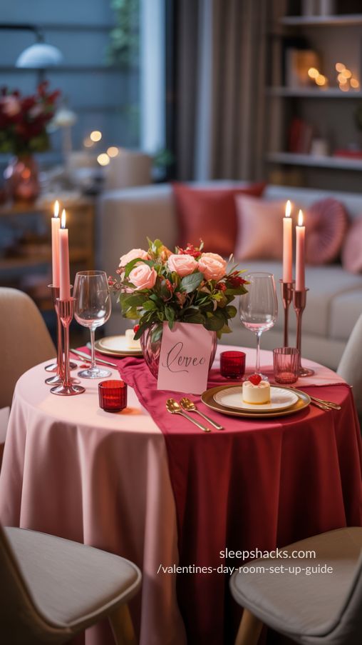 Valentine’s Day Romantic Dining & Tablescape Setup Ideas